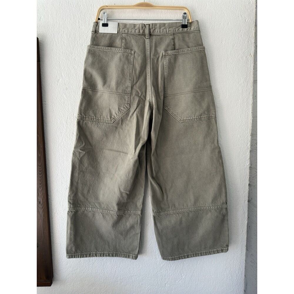 Everlane Olive Wide Leg Jeans - Picture 7 of 13